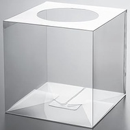 PET Lottery Box (Transparent) Lottery Goods, Lottery Box, Entry Box, Donation Box, PET 0.5 mmt, 8.9 