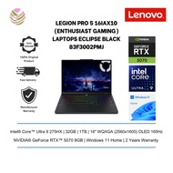 Lenovo Legion Pro 5 16IAX10 83F3002PMJ 16" WQXGA 165Hz Gaming Laptop ( NVIDIA® RTX™ 5070, CU9-275HX,
