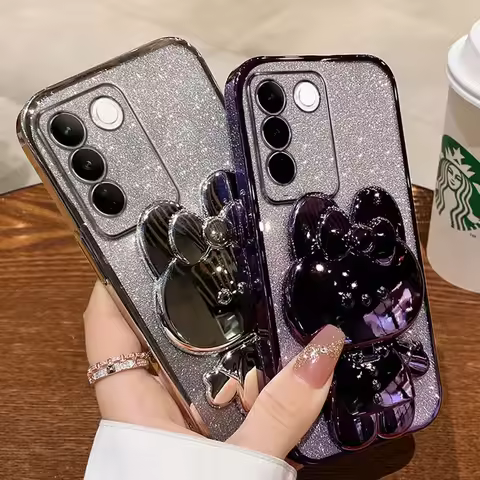 Rabbit Makeup Mirror Bracket Shell for VIVO S 18 17 E 16 Pro X 100 90 80 V 25 21 19 20 Y 200 100 I S