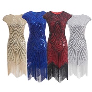 New Product Quality Fringed Woven Sequined Dress 1920S Movie Dress Skirt