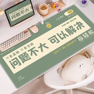 Inspirational Money-making Strange Odor Desk Mat Text Mouse Mat Oversized Writing I-position Mat Keyboard Computer Desk Mat