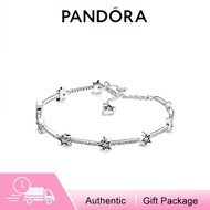 【100% Genuine】Pandora Celestial Stars Bracelet - Sterling Silver & Cubic Zirconia Bracelet for Women