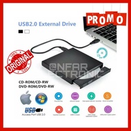 External DVD External Slim Portable Black USB 2.0 DVD Combo CD-RW