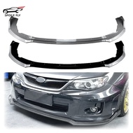 3PCS 2011 To 2014 For STI Subaru Impreza WRX Sti 4 Door Sedan Car Front Lip Splitter Diffuser Spoil