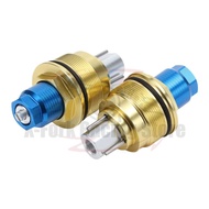 Preload Fork Caps For SUZUKI GSXR600 2004-2005 GSXR750 2000-2005 Adjustable Fork Bolts Front Tube Co
