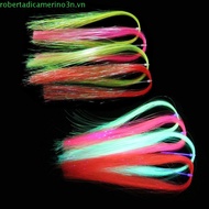FYRON Assist Hooks Line Shining Flash Fishing Tools DIY Tinsel Streamer Jig Hook Streamer
