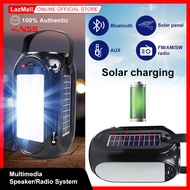 NSS Bluetooth Solar Rechargeable AM/FM/SW 3bands Radio Speaker with Solar Panel Sale Radio NS9090