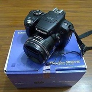 【出售】Canon PowerShot SX50 HS 類單眼相機,公司貨,盒裝完整,9.5成新