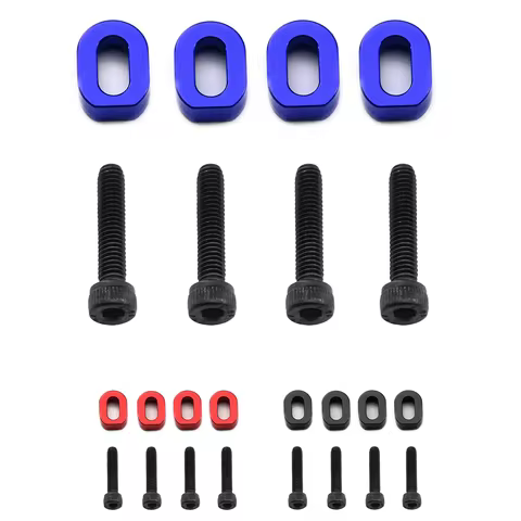 4PCS Metal Motor Mount Washers Shims 7759 7759R for Traxxas 1/5 X-MAXX 6S 8S 1/6 XRT 8S RC Car Upgra