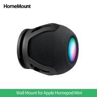 HomeMount Wall Mount Bracket Shelf for Apple HomePod Mini Speaker Space-Saving Sturdy Stand Holder Built-in Cable Management