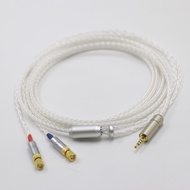 16 Core Pure Silver Headphone Upgrade Replace Cable For (Screw) Hifiman HE6 HE5 HE400 HE500 HE600 HE