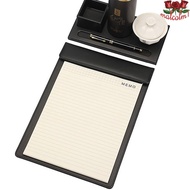 MALCOLM1 Paper Folder, A4 PU Leather Writing Board, Letter Size Thicken Magnetic Portable Clipboard 