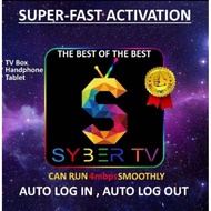 100% Qualityoriginal▤SYBER TV 1 Hari Trial mobile android app cybertv sybertv Malaysia livetv cyber siber ciber iptv4k 6