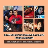 金珉奎 全圓佑 DICON VOLUME N°26 WONWOO, MINGYU : White Midnight