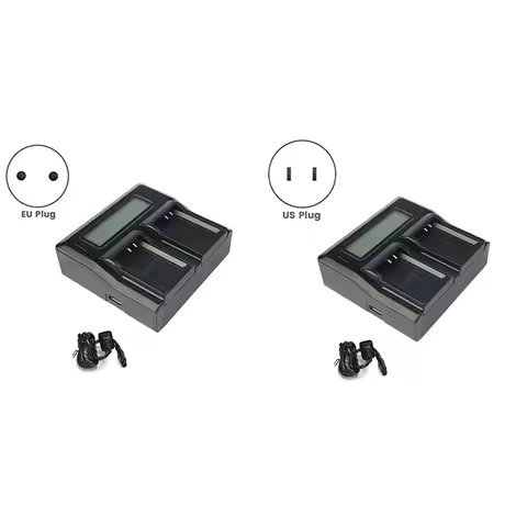 A35Q-LPE10 Battery Charger Double Charge Charger For Canon EOS 300D 1100D 1200D 1500D 3000D Camera B