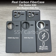 For Redmi K80/K80 Pro Carbon case,luxury carbon fiber ultra-light ultra-thin protective case