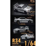 Error 404 1/64 Nissan GT-R R34 Silver