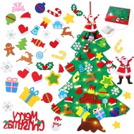 Felt Christmas Tree for Toddlers, YCOISINI 3.2ft My First Christmas Tree for Kids, 34 Ornaments Wall