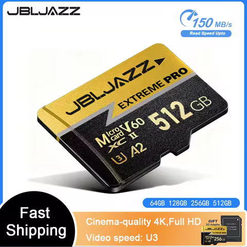 Extreme pro C10 Micro SD Card 64GB/128GB/256GB/512GB for Xiaomi Phone Camera Tablet PC Sony - Mini M