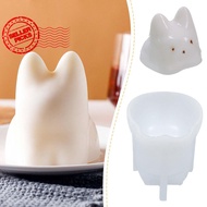 Cat Jelly Silicone Mold DIY Mousse Cake Jelly Pudding Silicone Cat 3d Mold Candle Mold Q8U1