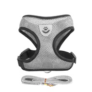 Harness Kucing Rompi Tali Tuntun Anjing Kecil Tali Kucing Panjang Harness Anjing Kuat Tali Pengikat