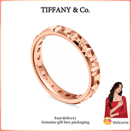(New) Womens Fashion Rings Rose Gold T Series True Narrow Ring Valentines Day holiday gifts