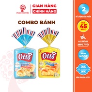 Combo 2 Bịch Bánh mì Hoa Cúc Otto - Otto Brioche Tressée 290g | Đồ ăn vặt