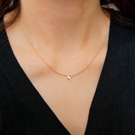 Mini Star Silver Necklace 星星手工敲製純銀項鍊(純銀/鍍18K金)