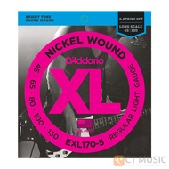 สายเบส D’Addario EXL160 / EXL170 / EXL170-5 / EXL170-6 / EXL230 Nickel Wound String Bass EXL