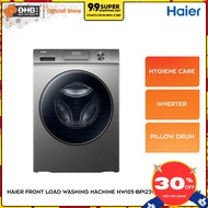 Haier Front Load Washer Dryer HWD105-BP1239S8 Hygiene Care Pillow Drum HWD105BP1239S8 Mesin Basuh