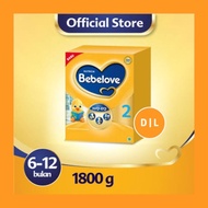 BEBELOVE 2 SUSU FORMULA BAYI 6-12 BULAN