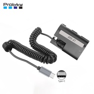 USB-C ถึง LP-E6P LP E6P แบตเตอรี่จำลองสำหรับ Canon EOS R5 Mark IIR5R6R7REOS 5DS R6D7D80D90D5D Mark I