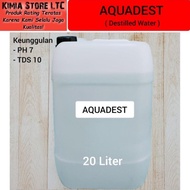 Aquadest 20 Liter Air Suling Destilled Water