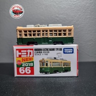 Tomica Hiroshima Electric Railway Type 650 (2018 Sticker) No. 66 Unsealed loose open seal