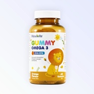 PrimeVite Kidz Gummies with DHA (Orange Flavour) (60 Gummies)
