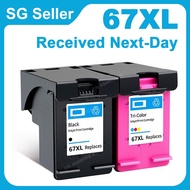 HP 67 HP67XL Ink Cartridge  HP67 Cartridge  Compatible for HP DeskJet 2821E 2700 2332 2333 2330 2732