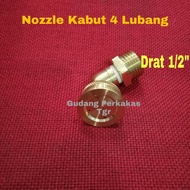 Nozzle Kabut 4 Lubang / Nozzle Sprayer / Spuyer Kabut / Spuyer Sprayer
