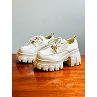 Platform Boots Lofter Style Clean White Size 37-38