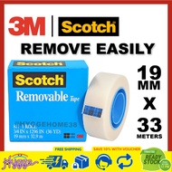 3M Scotch Removable Tape Matte Finish 811 Hand Tearable Single Sided Tape Multi Surface Wraps