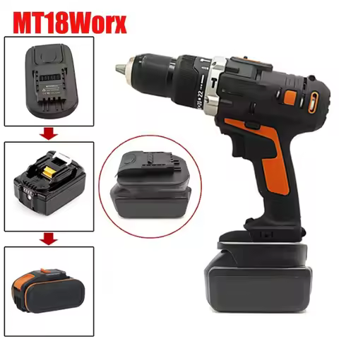 Battery Tool Adapter Converter for Makita 18V Lithium Battery Convert To for WORX 20V 4-Pin Electric