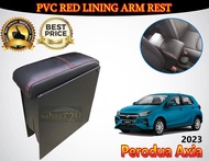Perodua AXIA 2023 PVC Red Line Arm Rest