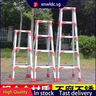 [48H Shipping]Aluminum Alloy Ladder Household Folding Trestle Ladder Telescopic Ladder Engineering Ladder Lifting Straight Ladder Stairs Multi-Function Ladder