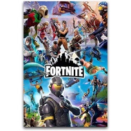 Fort_nite Poster Battle Royale Video Game Canvas Printing Art Poster Home Bedroom Decoration Poster 