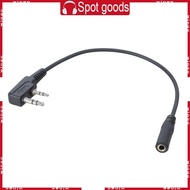 WIN Two Way Radios Adapter Converter Cable 2 Pin To 3 5mm For UV5R BF-888S Devices
