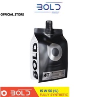 BOLD 4T 15w50 1L Fully Synthetic MA2 / SN Motorcycle Engine Oil (Ready stock)