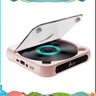 Portable CD Player Wall Mountable CD Music Player with FM Radio -Pink isabelgill