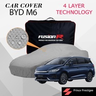 Fusion R Car Cover BYD M6 4 Layer Technology Car Cover – Thick, Waterproof & Anti UV!