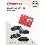 (BREMBO) BRAKE PAD REAR (MAZDA 3 BM)