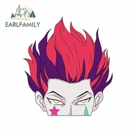 13cm for Hisoka Hxh Car Stickers Vinyl Sunscreen RV VAN Car Accessories Graphics Anime Decal Camperv