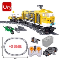 NEW LEGO Technical City Series Rail Maintenance Train RC Electric Power Function Motor Tracks Set Building Blocks Toys for Boys MOC Gift